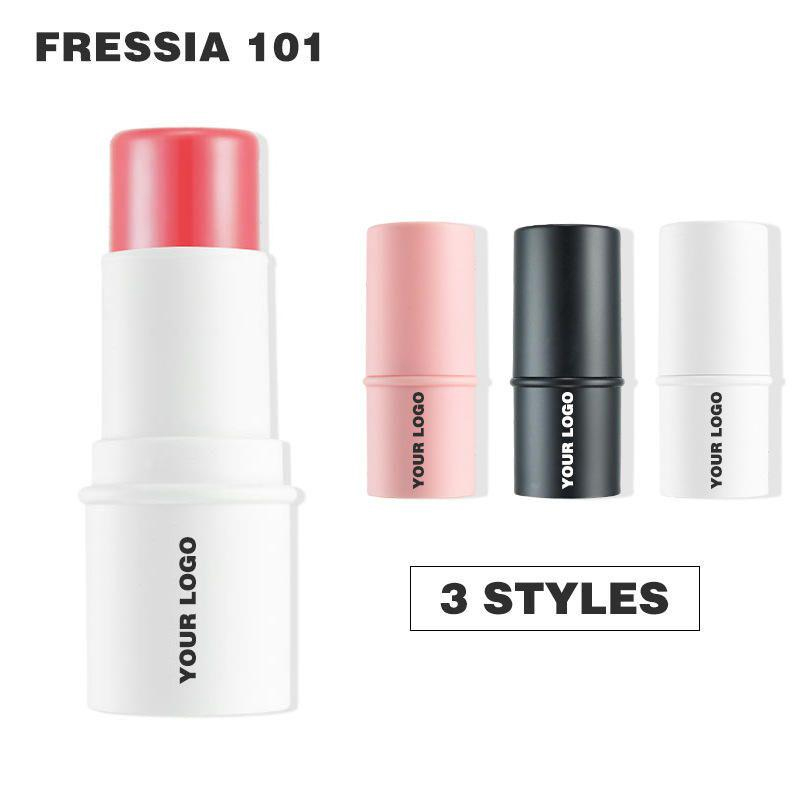 NÍZKE MOQ prispôsobenie 8-farebná lícenka Makeup Blush Stick Blush Stick pre bielu Čierna Ružová 3 Color Stick Vybrať