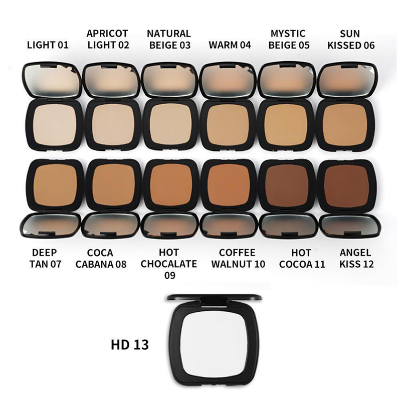 Najlepší make-up 13 Color Face Pressed Powder Foundation and Powder for All Skin
