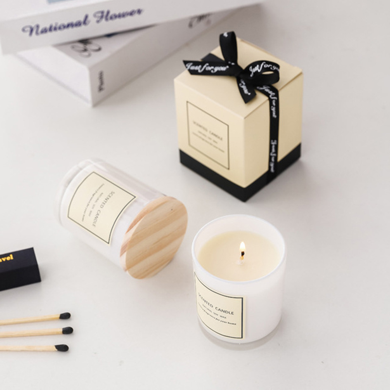 150g Romantické okrúhle narodeninové sviečky vonné luxusné ručne vyrábané vegánske vonné sviečky darčeková sada
