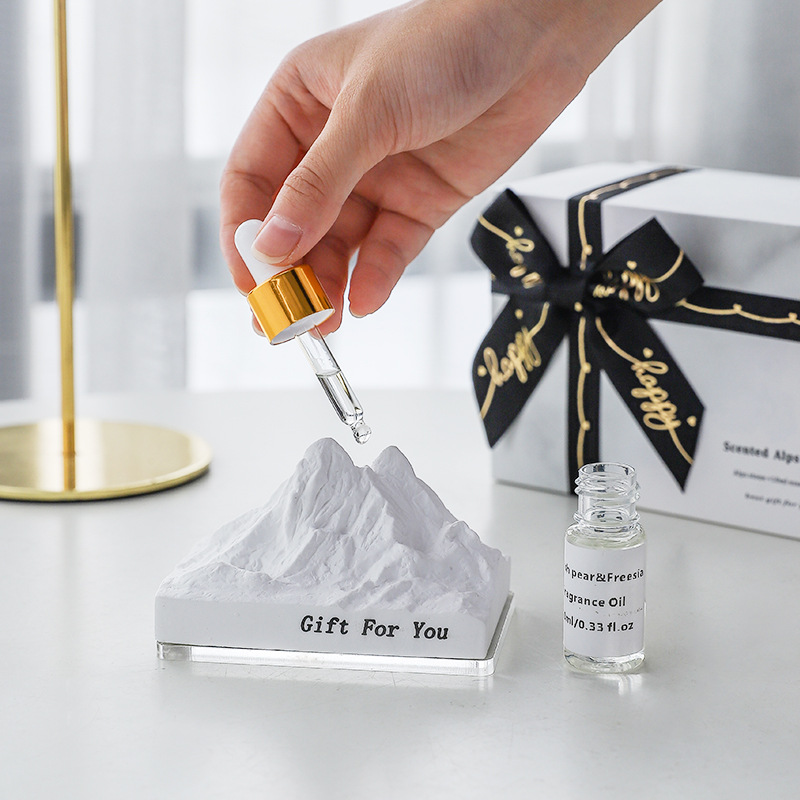 Masívna sadra klimatizácia Difúzor Prívesok z kameňa Ekologická aromaterapia Dekorácia interiéru auta Svadobný výstup vzduchu Parfum