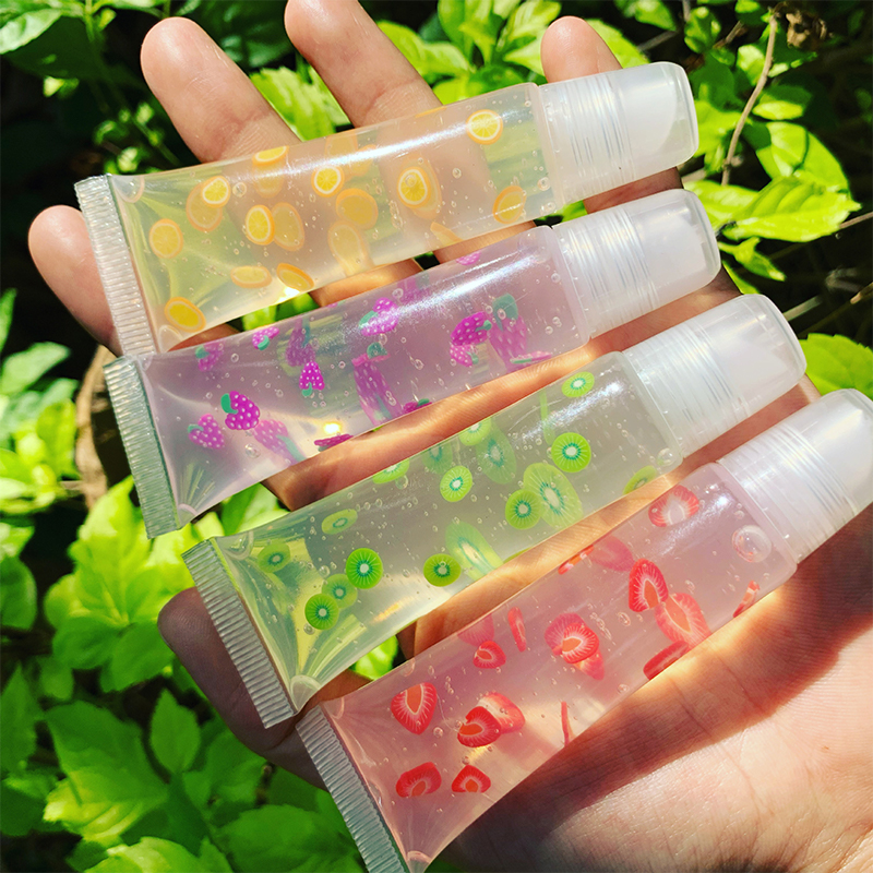 Priehľadný veganský lesk na pery 12 farieb